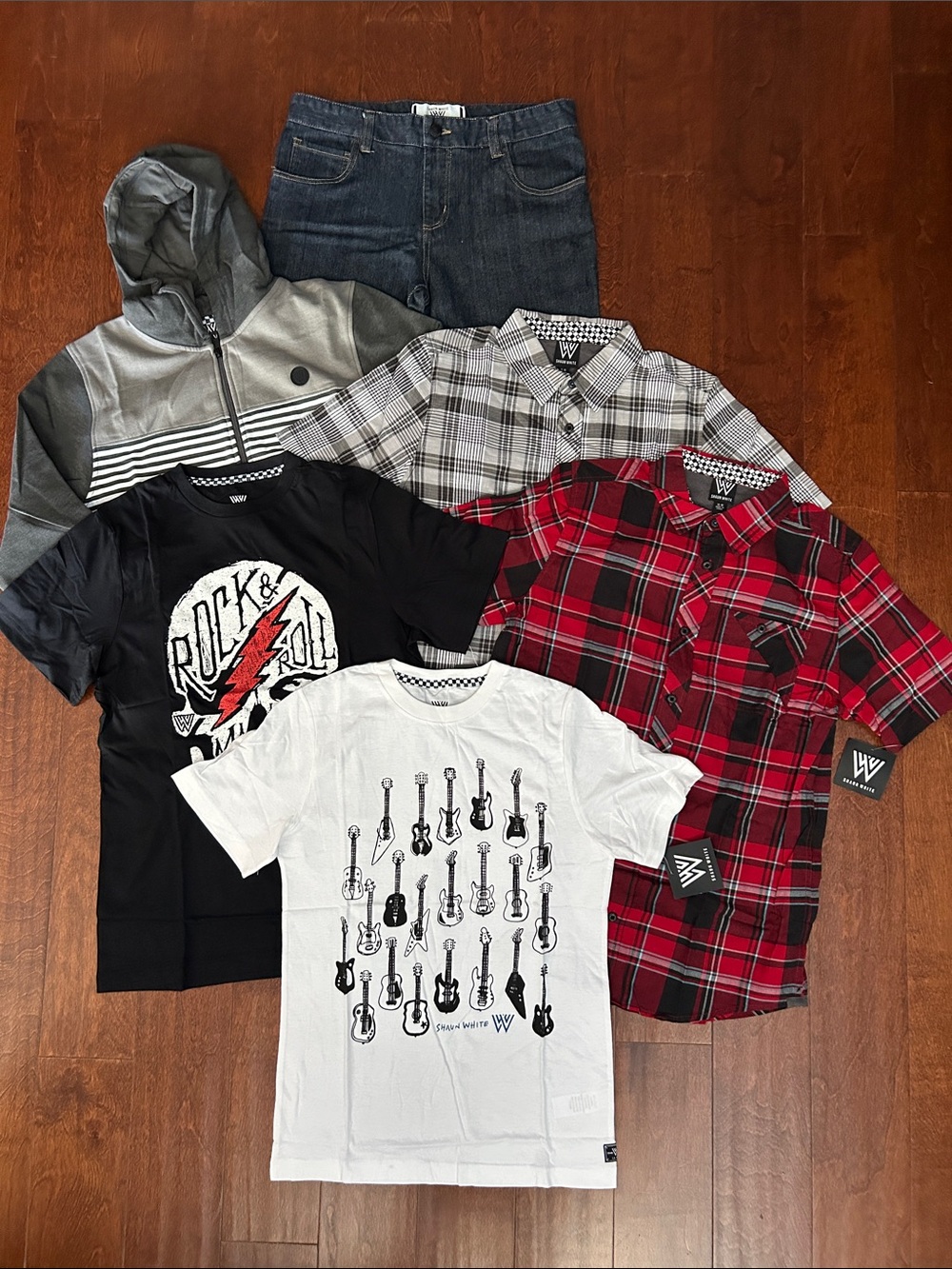 Shaun White 6 Piece Skater Kid Bundle, Size XL 16, New With Tags